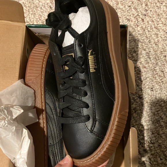 PUMA Basket Platform Core 'Black Gum' 364040-02 womens - Picture 7 of 16